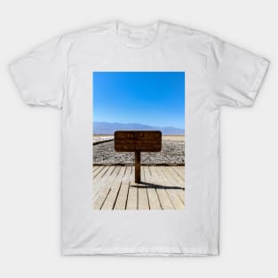 Badwater Basin, Death Valley, Ca T-Shirt